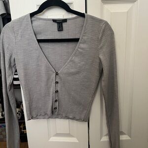 Forever 21 long sleeve crop